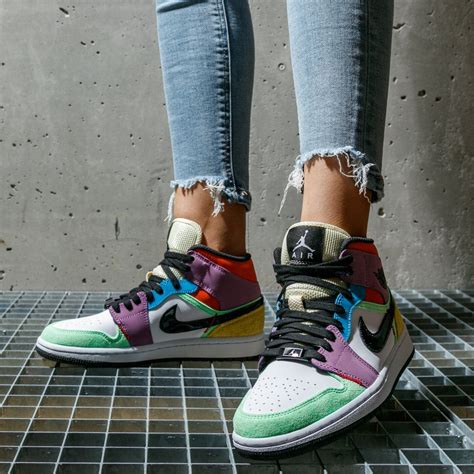 nike damen wmns air jordan 1 mid|Air Jordan 1 mid multicolor.